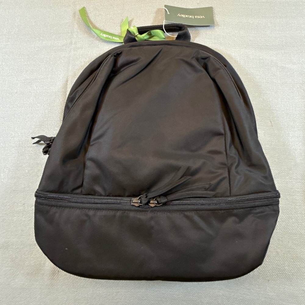 Vera Bradley Small Chancery Backpack Moonless Night Black 50951-20089 NWT